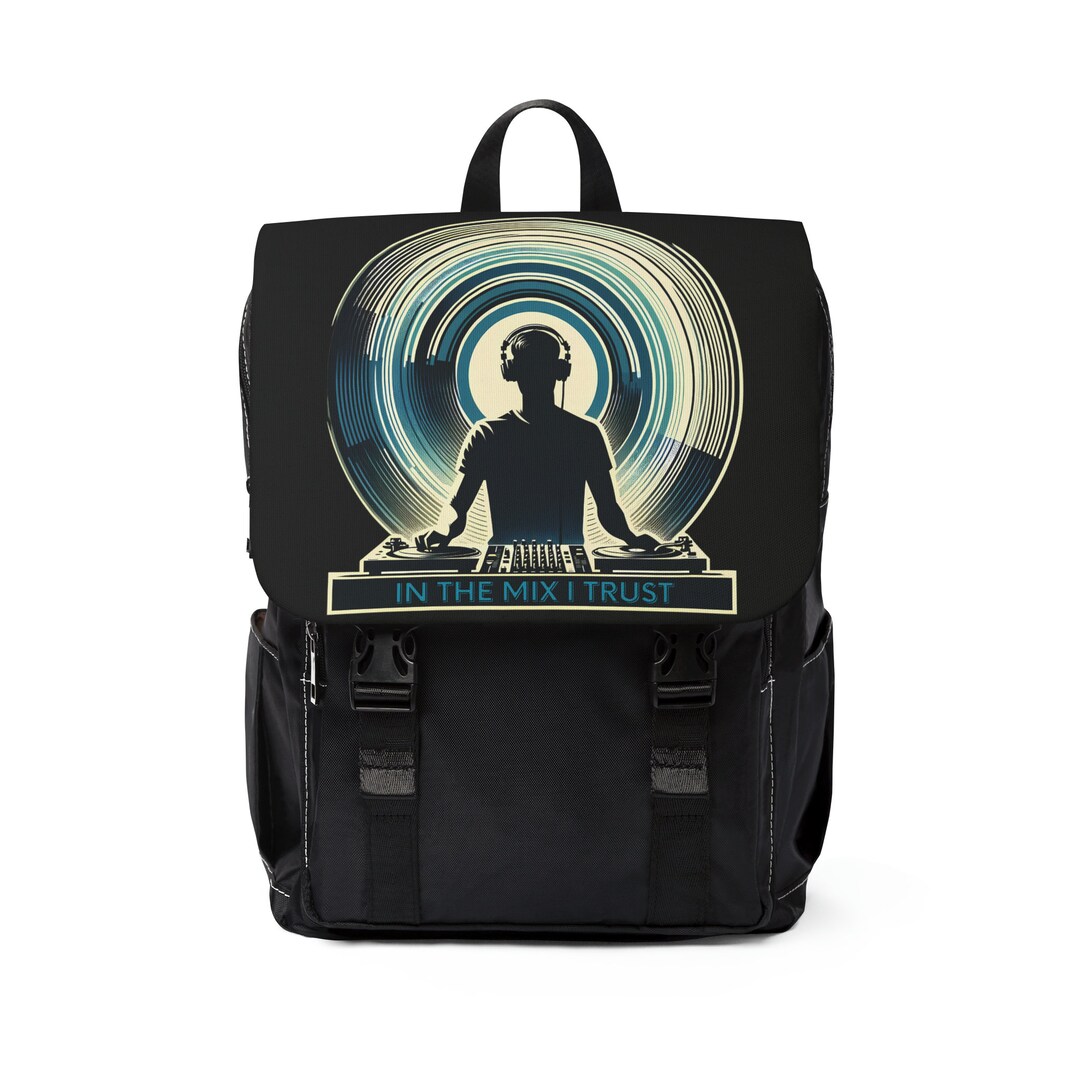 Djthemed Rave Backpack Cool & Cute, Unisex Laptop Travel Bag for Djs Ideal DJ Gift Etsy