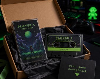 Video Game Cassette Mixtape: Custom OST, Gamer Gift