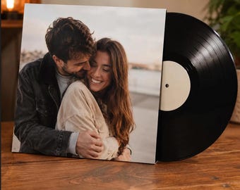 Custom Vinyl Record Mixtape | Personalized Music & Photo Cover