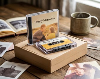 Personlig mixtape-CD eller kassett – Anpassad musik från din spellista