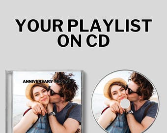 Anpassad musik-CD-mixtape - Personlig ljud-CD-present