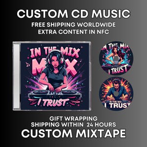 Mixtape personalizada/Cassete personalizada/para namorada/presente romântico/Mixtape/Disco compacto/CD misto/mixtape cassete/mixtape de natal