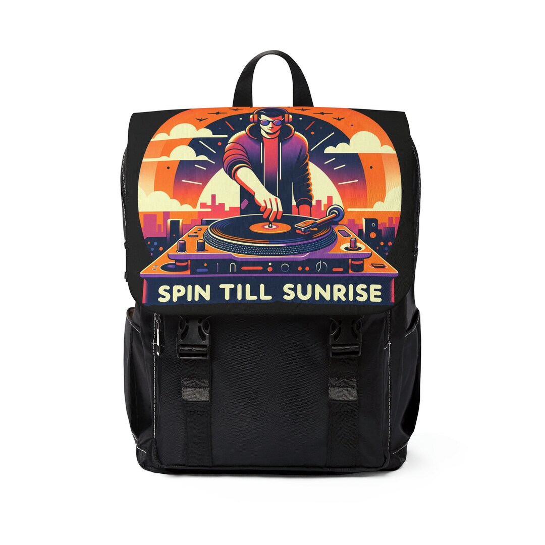 Djthemed Rave Backpack Cool & Cute, Unisex Laptop Travel Bag for Djs Ideal DJ Gift Etsy