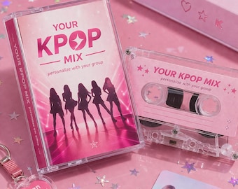 Mixtape de casete KPOP personalizado: Lista de reproducción personalizada + Carátula