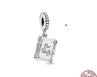 Pandora charm-colgante para profesor, abalorios colgantes para viaje y pasaporte, aptos para pulsera Pandora Original, regalo de joyería 2024