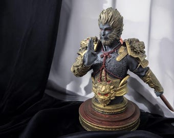 Bastone Allungabile Sun Wukong 90cm – Fan Art Black Myth Wukong, Stampato In 3D (PLA) - Foto 2