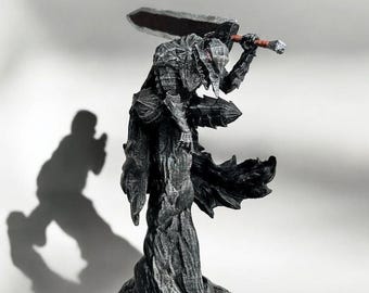 Berserk Black Swordsman Figure – High Quality Collectible 18centimeter