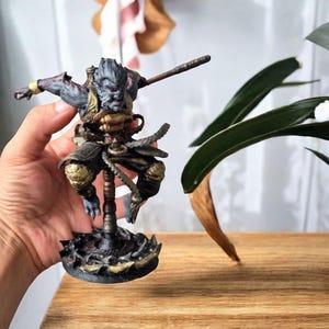 Black Myth Wukong Figure,  Handmade Collectible Statue ,  Game Character 16centimetres