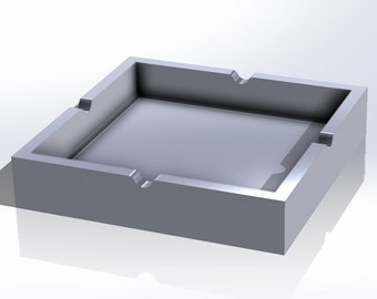 square ashtray