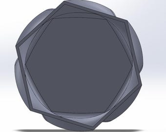 hexagonal bowl