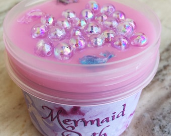 "Glänzender Pink Slime - ""Mermaid Bath"""