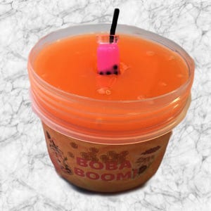 Coated Clear Slime - &quot;Boba Boom!&quot;