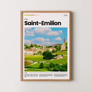 Saint-Emilion Poster, Saint-Emilion Print, Saint-Emilion Photo, Saint-Emilion Art, France Poster, France Print, Travel Poster Gift