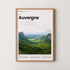 Auvergne Poster, Auvergne Print, Auvergne Photo, Auvergne Art, France Poster, France Print, Travel Poster Gift