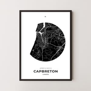Affiche Capbreton, Poster Capbreton, Impression Capbreton, Photo d'art Capbreton, Affiche Landes, Cadeau affiche de Voyage
