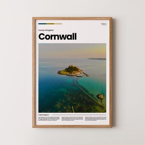 Cornwall Poster, Cornwall Print, Cornwall Photo, Cornwall Art, England Poster, England Print, Travel Poster Gift