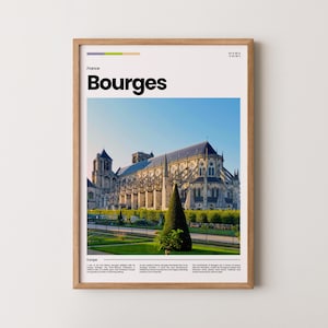 Bourges Poster, Bourges Print, Bourges Photo, Bourges Art, France Poster, France Print, Travel Poster Gift
