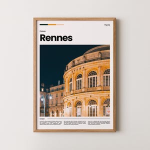 Rennes Poster, Rennes Print, Rennes Photo, Rennes Art, France Poster, France Print, Travel Poster Gift