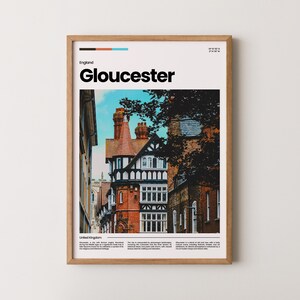 Gloucester Poster, Gloucester Print, Gloucester Photo, Gloucester Art, England Poster, England Print, Travel Poster Gift
