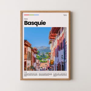 Basque Country Poster, Basque Country Print, Basque Country Photo, Basque Country Art, France Poster, France Print, Travel Poster Gift