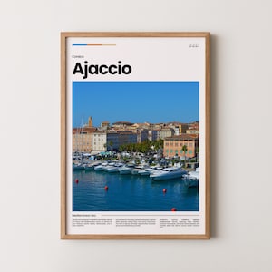 Ajaccio Poster, Ajaccio Print, Ajaccio Photo, Ajaccio Art, Corsica Poster, Corsica Print, Travel Poster Gift