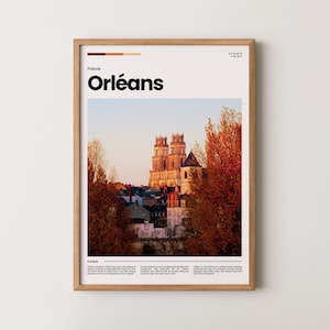 Orléans Poster, Orléans Print, Orléans Photo, Orléans Art, France Poster, France Print, Travel Poster Gift