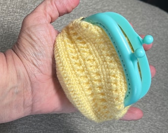 Change Purse Coin Purse - Crochet Purse - Handmade