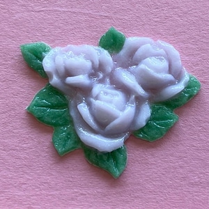 COE 90 Rose Motif / 1 item / Freeze and Fuse / Bullseye Glass / Frit Art