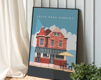 Frick Park Market Mac Miller Print, 8bit Pixel Art