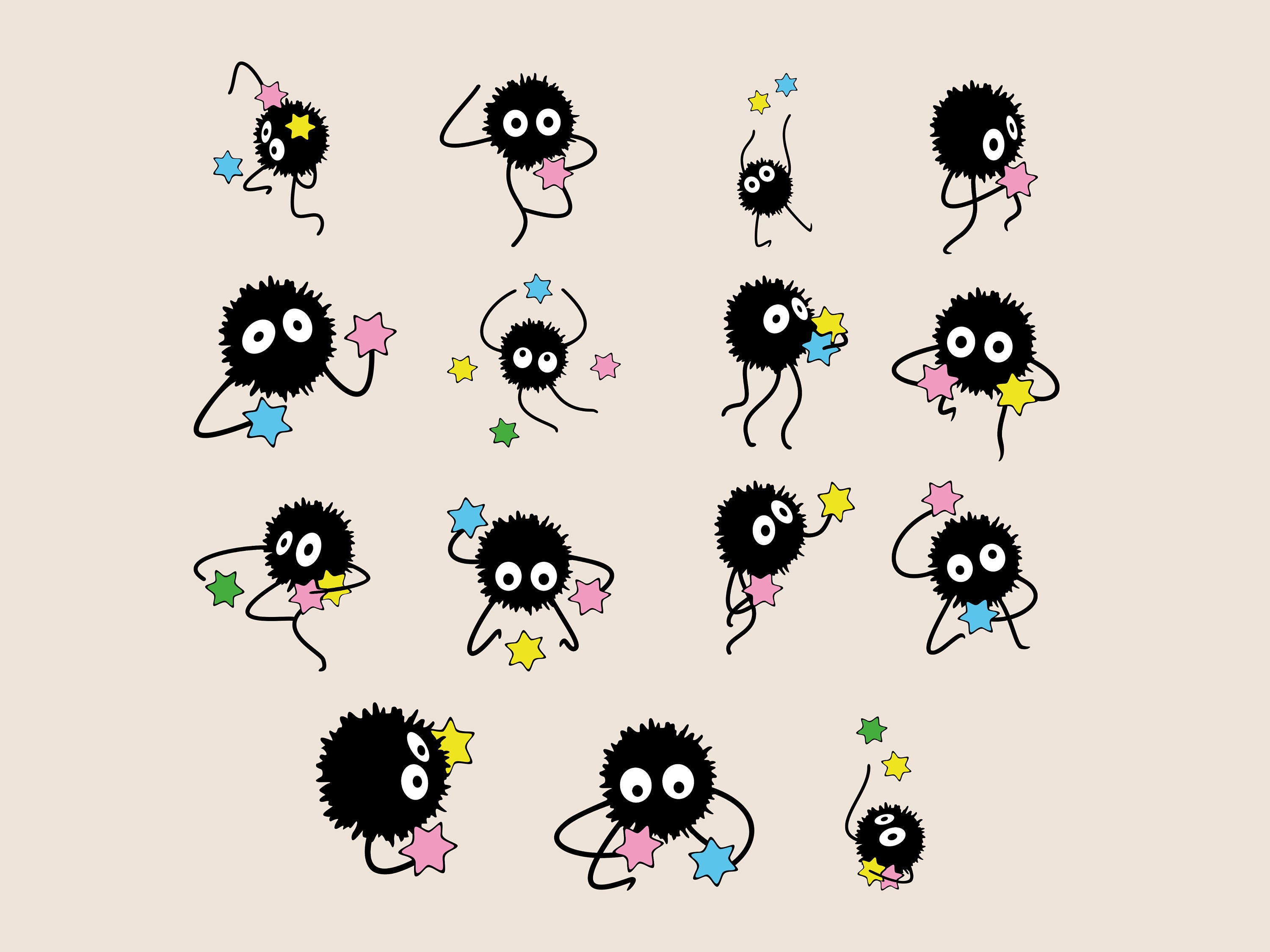 Totoro Soot Sprites 