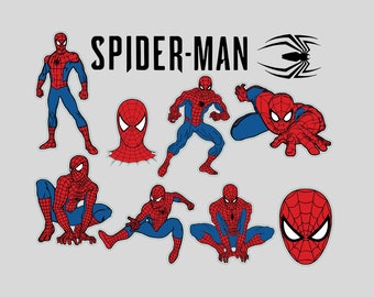 Pakiet SVG Spiderman, wektor Baby Spiderman (pobieranie cyfrowe)