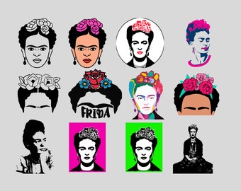 130+ Frida Kahlo Svg Bundle, Frida Kahlo Svg Files, Frida Kahlo Svg Birthday, Frida Kahlo Svg Files For Cricut, Instant Download, Bundle Svg