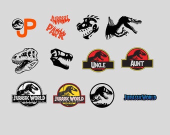 Jurassic Park SVG Bundle, Dinosaur T-Rex Cut Files (Digital Download)
