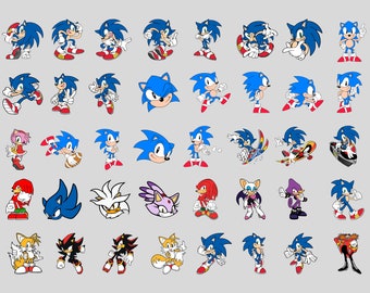 Sonic the Hedgehog SVG Bundle, 400+ Designs, Cricut Cut Files (Digital Download)