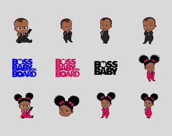 Fonte Boss Baby em SVG, Letras para Cricut (Download Digital)