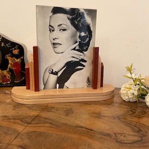 Bauhaus style fine wood photo frame
