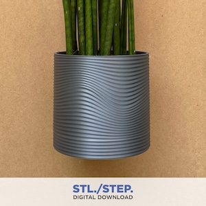 Sand collection | 3D pot planter | Digital Files | 3D wall planter | 3D digital file | 3D stl file | 3D model STL | desk planter | planter