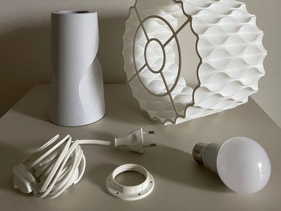 Maeve 3D Desk Lamp Digital Files 3D Lamp 3D Digital File 3D Stl