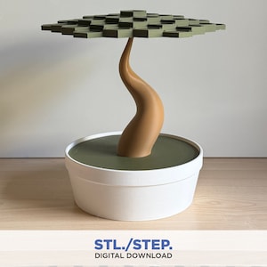 Bonsai | 3D puzzles | Digital Files | 3D bonsai balancing game | 3D digital file | 3D stl files | 3D model STL | book | 3D plant decor game