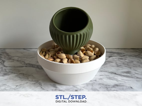 Cacti Bowl | 3D bowl kitchen | Digital Files | 3D vase | 3D digital file | 3D stl file | 3D model STL | plant | 3D planter vase