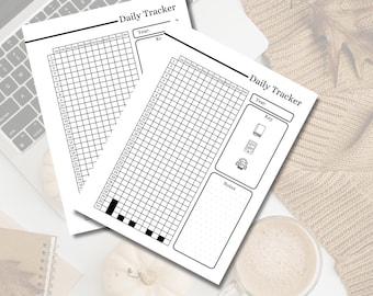 Daily Reading Tracker | Happy Planner Reading Journal | Digital Download | Printable