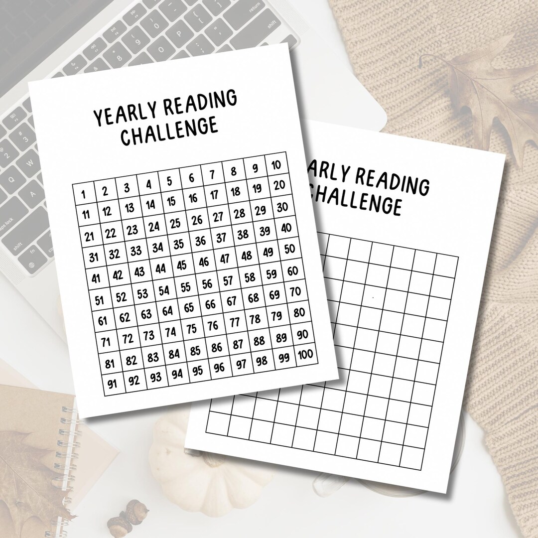2025 Yearly Reading Challenge || Digital Download || Printables ...