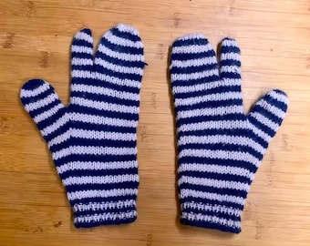 Patrón de tejido de mitones Tabi