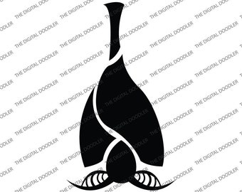 Cartoon slapende vleermuis SVG | Schattige boswezens, digitale download, clipart