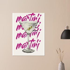 Citazione motivazionale da parete – Poster artistico incorniciato, stampa tipografica rosa moderna / Poster con cornice in legno su carta opaca di alta qualità
