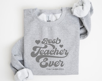 Personalized Teacher Sweatshirt, Teacher Sweater, Teacher Gift, Teacher Sweatshirt, Personalized Teacher Gift