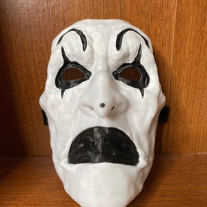 Scary Clown Mime Psycho Mask Sad Frown Face Costume Prop Jason Voorhees Pennywise Michael Myers Ghostface Leatherface Freddy Krueger Chucky