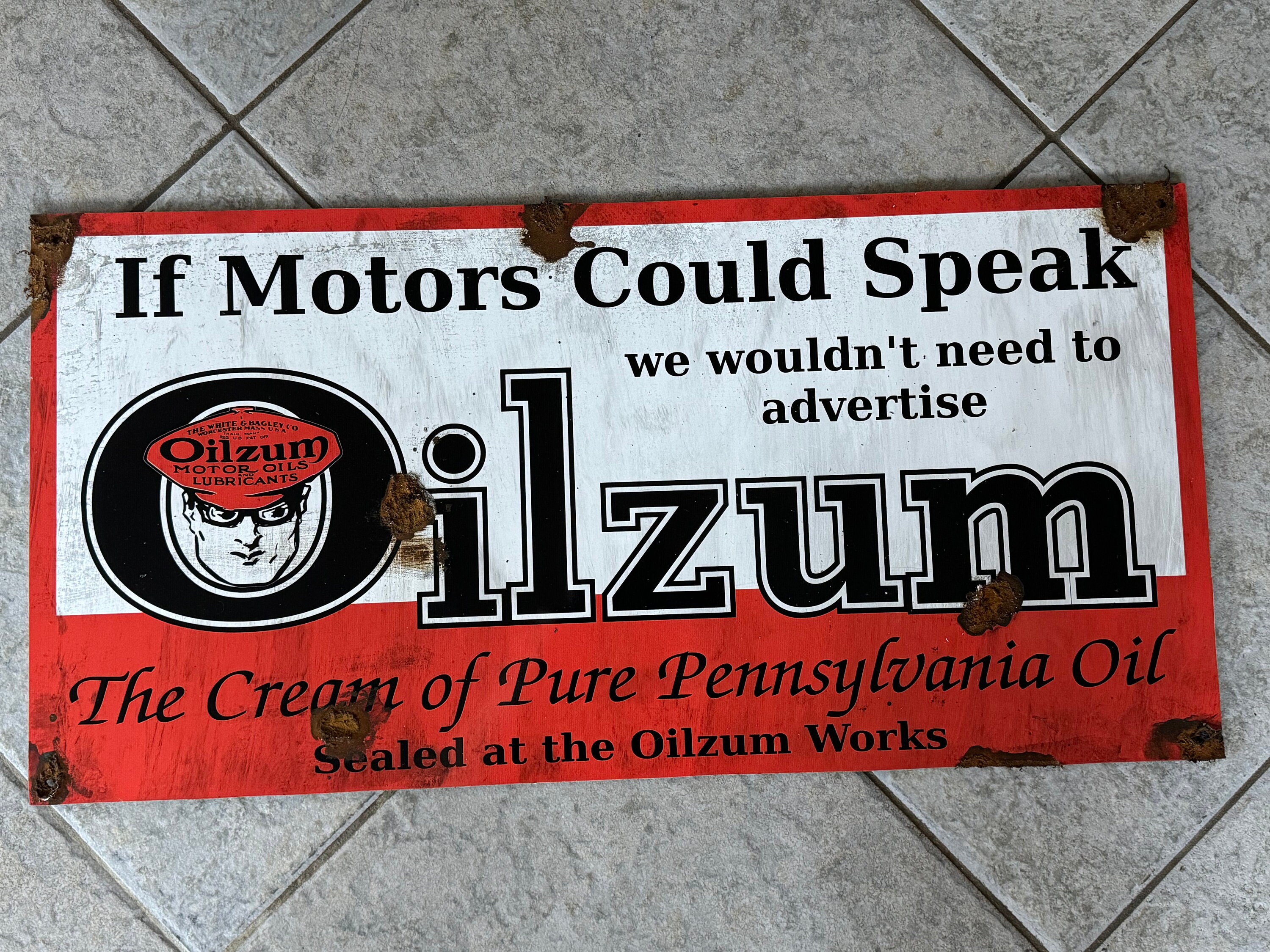 Oilzum Oil Signs - Etsy Canada