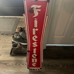 Sinclair Mobiline バナー ビンテージ firestone Sinclair Mobiline