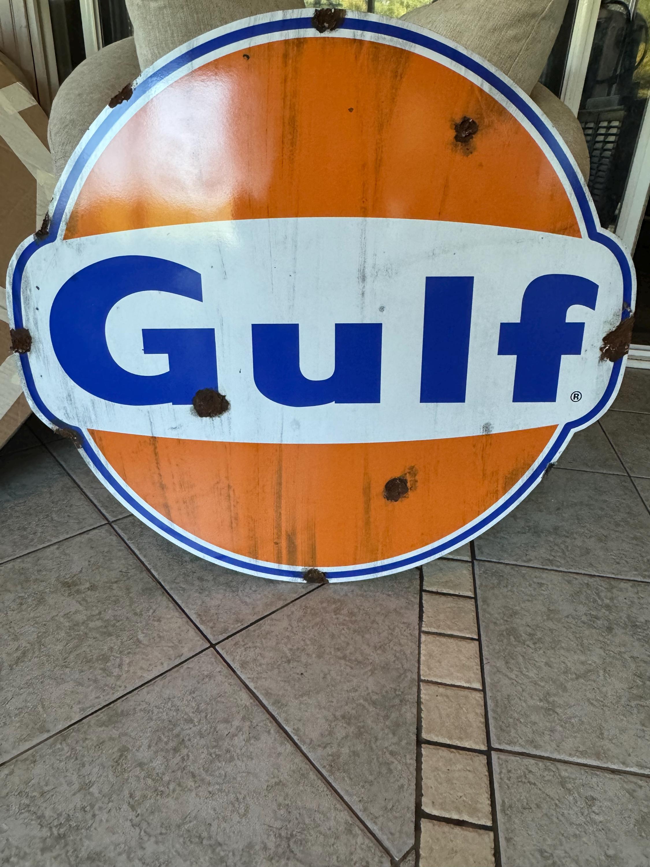 Gulf Oil Sign - Etsy